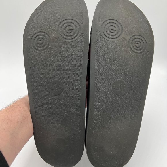 Gucci Classic Rubber Slides Sandal - Picture 9 of 10